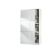 Armadio a 2 ante scorrevoli e 4 ripiani interni - Bianco lucido by CeramicStore | Lo specialista del tuo bagno