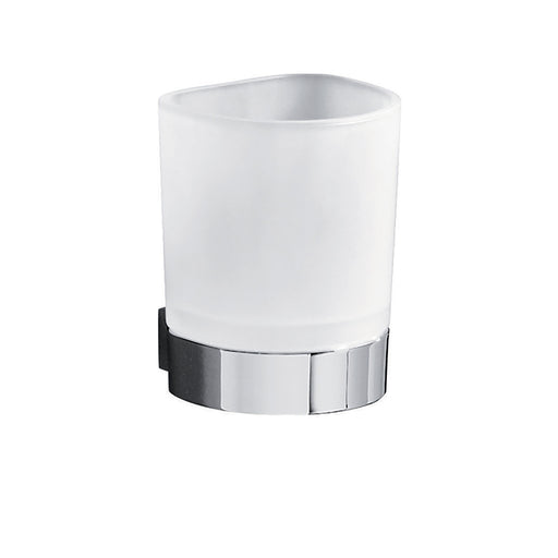 Portaspazzolini a parete Kent di Gedy - Cromato