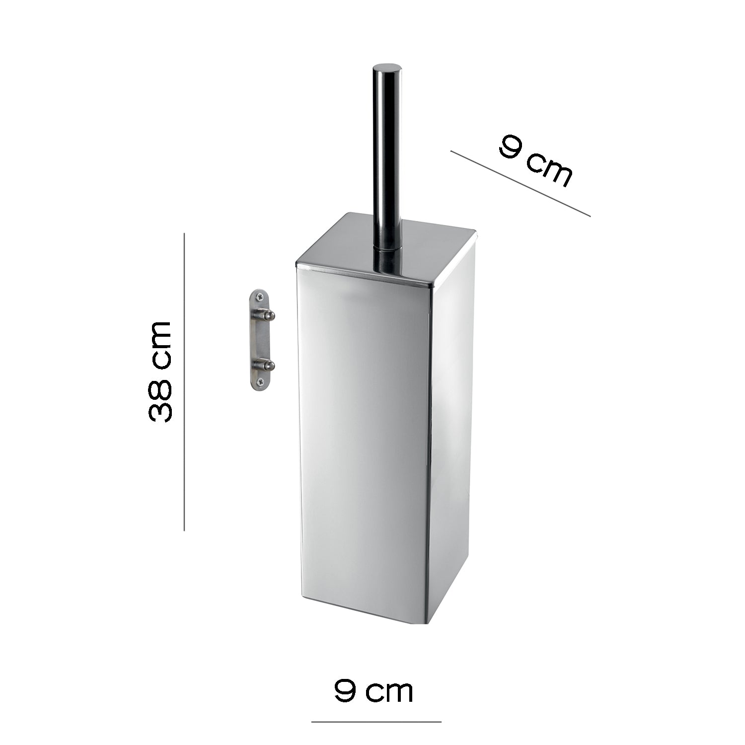 Scopino da muro in Acciaio Inox modello Teseo di Gedy - Cromato lucido by CeramicStore | Lo specialista del tuo bagno