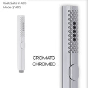 Doccetta 3 getti con cambio a pulsante modello Trendy 04 di Gedy - Cromato by CeramicStore | Lo specialista del tuo bagno