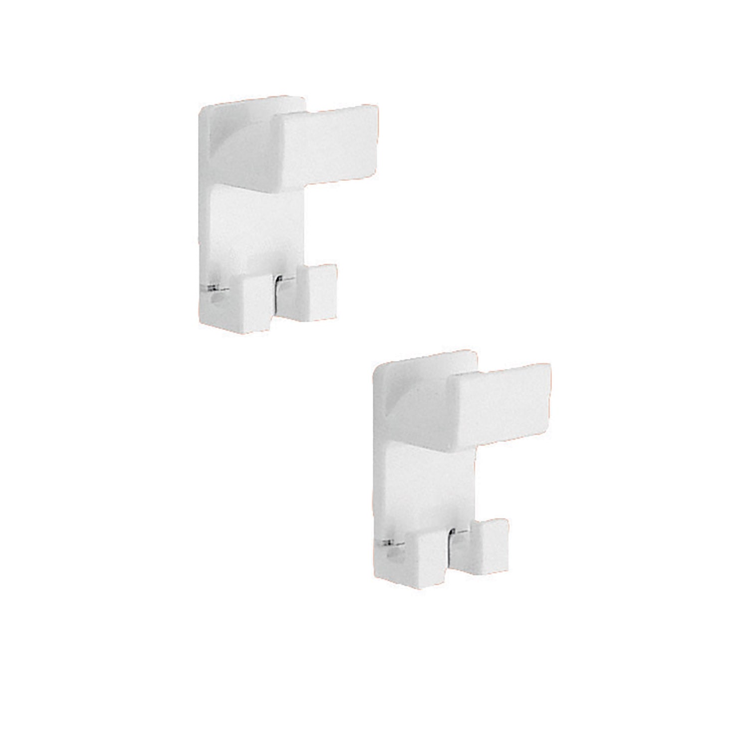 Set 2 pezzi appendini a muro di Gedy serie 2900 - Bianco by CeramicStore | Lo specialista del tuo bagno