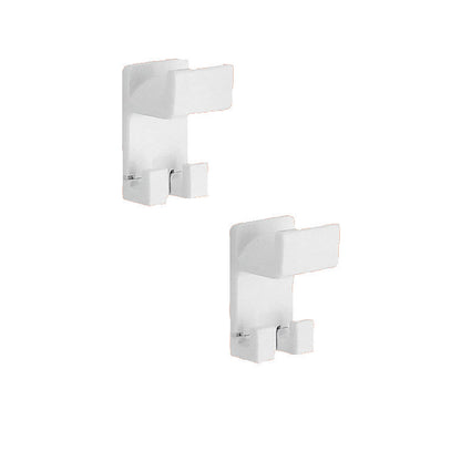 Set 2 pezzi appendini a muro di Gedy serie 2900 - Bianco by CeramicStore | Lo specialista del tuo bagno