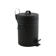 Pattumiera a pedale in acciaio modello Habana capienza 3 litri colore nero by CeramicStore | Lo specialista del tuo bagno