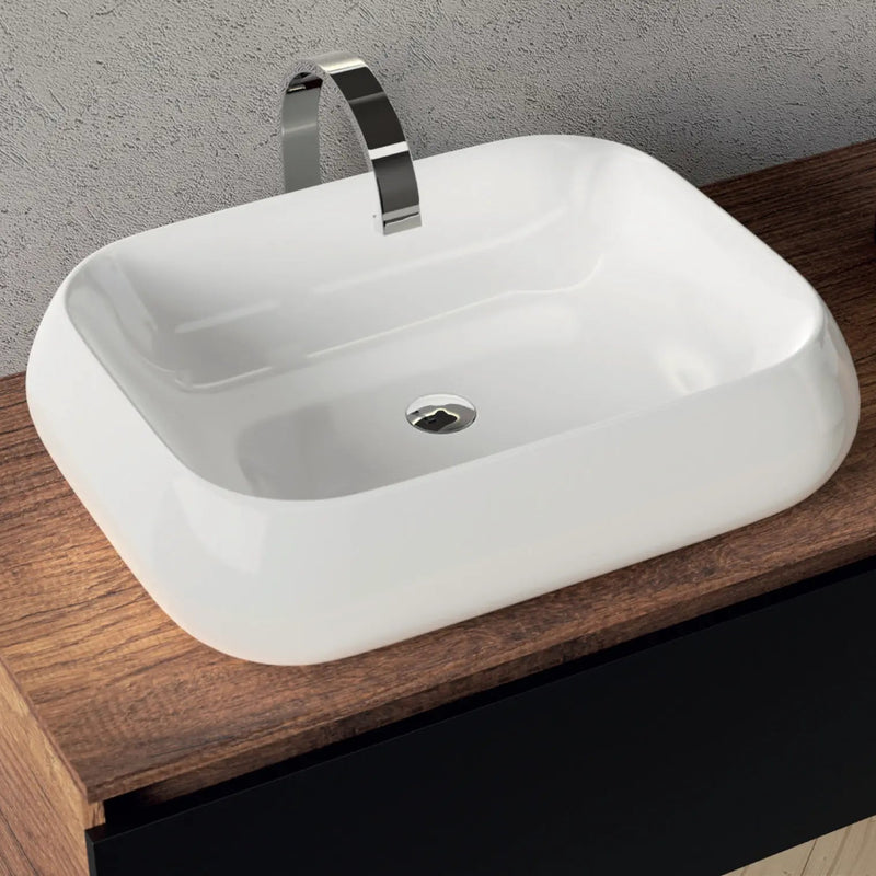 Mobile da bagno sospeso 170 cm con doppio lavabo e doppio specchio a LED Made in Italy - Cubi&Co Venice