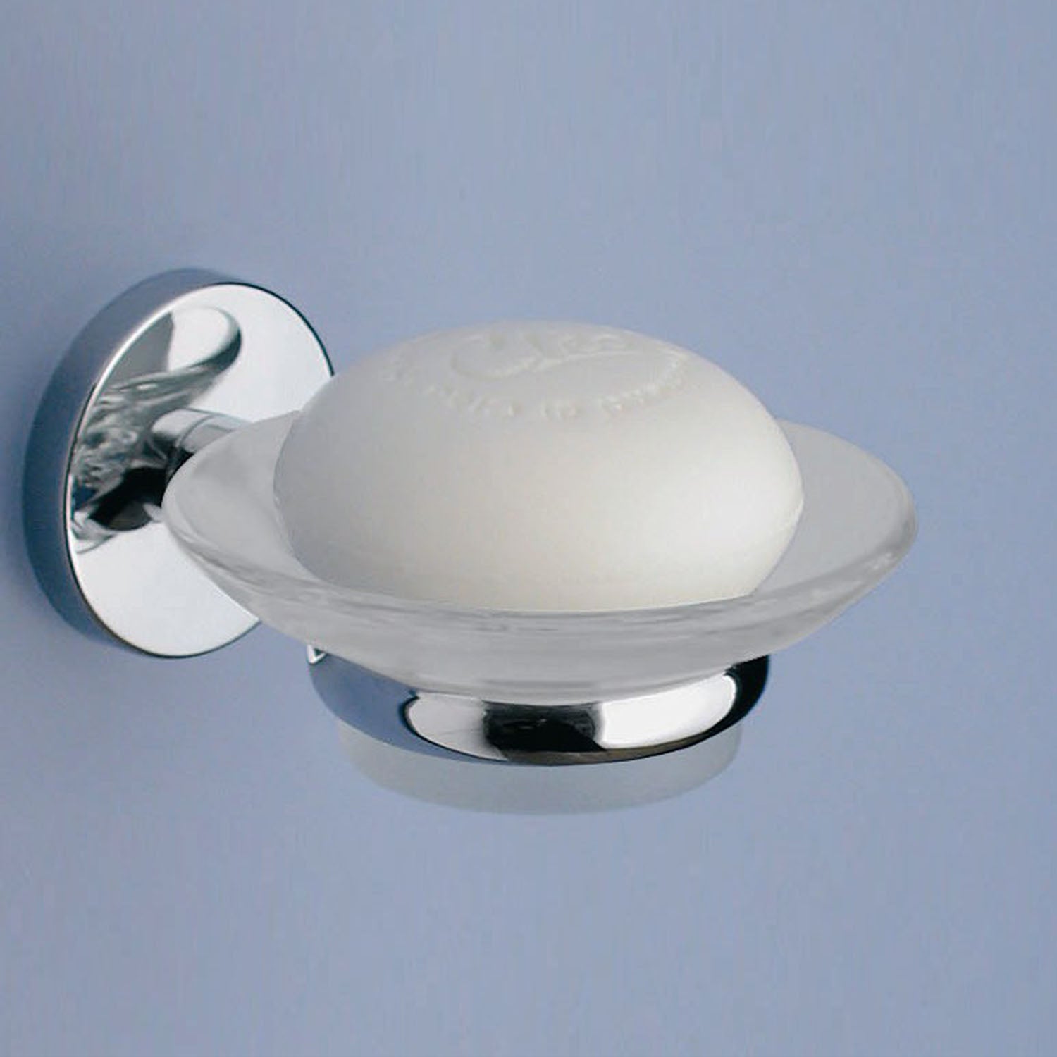 Portasapone a muro Vermont Pro di Gedy - Cromato by CeramicStore | Lo specialista del tuo bagno
