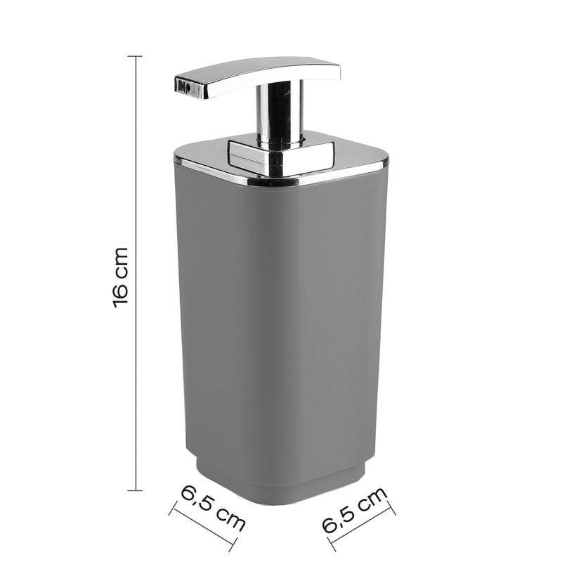 Dosasapone da appoggio Gedy serie Seventy - Grigio