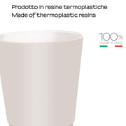 Gettacarta 6 litri Gedy modello Venezia in Resine termoplastiche - Bianco by CeramicStore | Lo specialista del tuo bagno