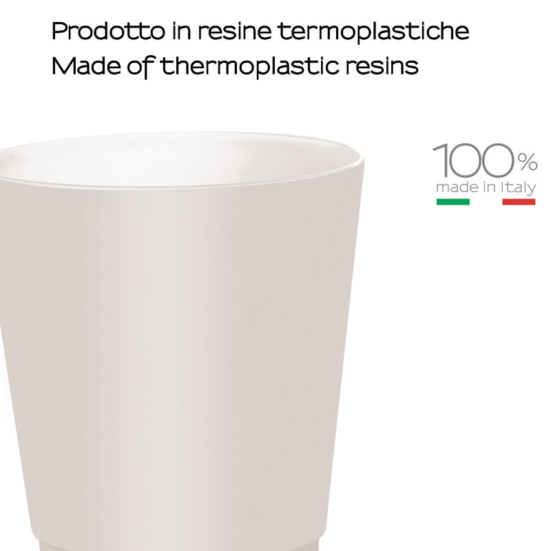 Gettacarta 6 litri Gedy modello Venezia in Resine termoplastiche - Bianco by CeramicStore | Lo specialista del tuo bagno