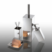 Portaspazzolini in Acciaio Inox Gedy serie Nemesia - Lucido