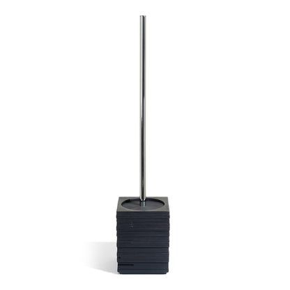 Scopino da appoggio con ciuffo in setole Gedy serie Quadrotto - Nero by CeramicStore | Lo specialista del tuo bagno