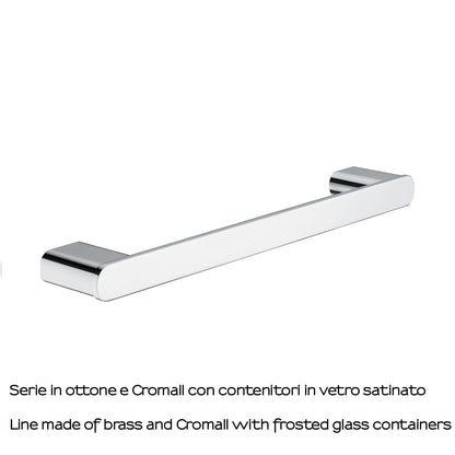 Portasalviette 35 cm a parete Gedy serie Azzorre - Cromato by CeramicStore | Lo specialista del tuo bagno
