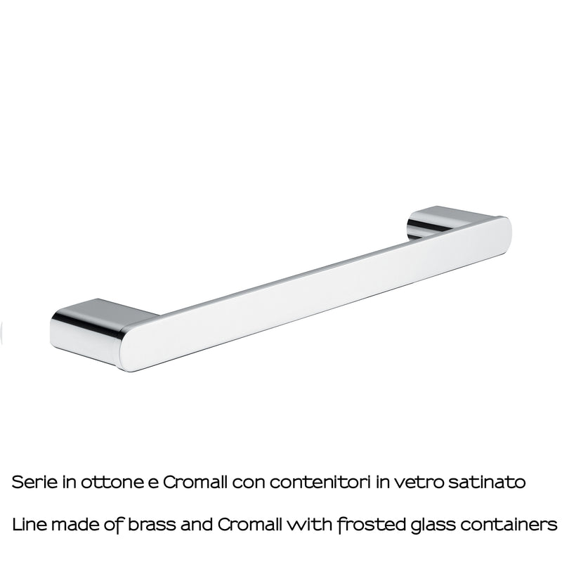 Portasalviette 35 cm a parete Gedy serie Azzorre - Cromato by CeramicStore | Lo specialista del tuo bagno