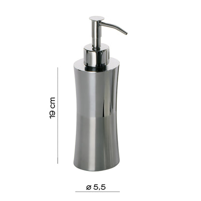 Dispenser sapone in Acciaio Inox Gedy serie Primula - Lucido/Spazzolato