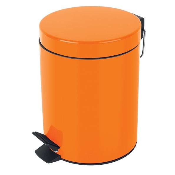 Pattumiera a pedale modello Sydney capienza 3 litri colore arancio by CeramicStore | Lo specialista del tuo bagno