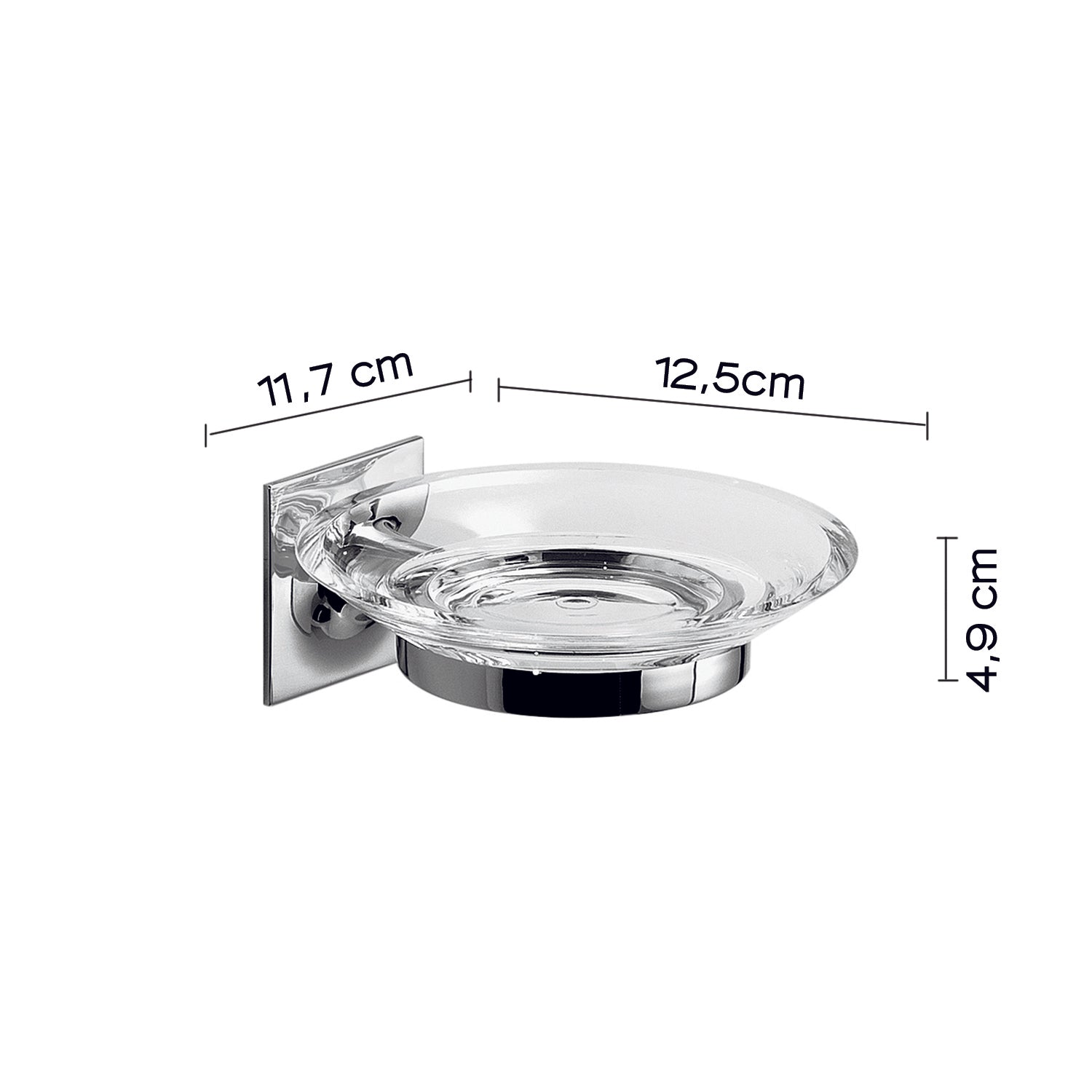 Portasapone in ottone e Cromall Wizard di Gedy - Cromato by CeramicStore | Lo specialista del tuo bagno