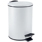 Pattumiera a pedale modello Adelar 3 litri colore bianco opaco by CeramicStore | Lo specialista del tuo bagno