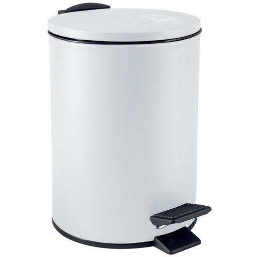 Pattumiera a pedale modello Adelar 3 litri colore bianco opaco by CeramicStore | Lo specialista del tuo bagno