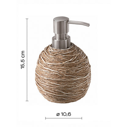 Dosasapone da appoggio Gedy serie Idra - Beige