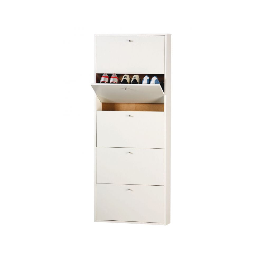 Scarpiera a 5 ante a ribalta - Bianco by CeramicStore | Lo specialista del tuo bagno