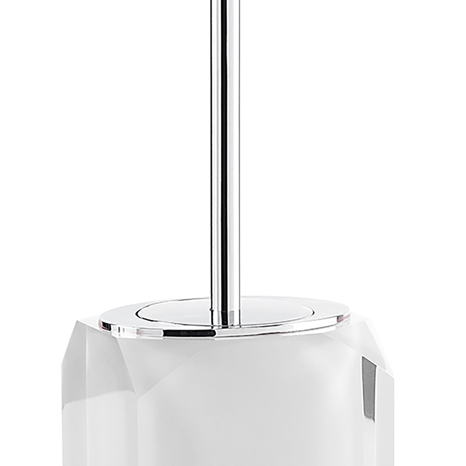 Scopino con ciuffo in setole Gedy serie Chanelle - Bianco by CeramicStore | Lo specialista del tuo bagno