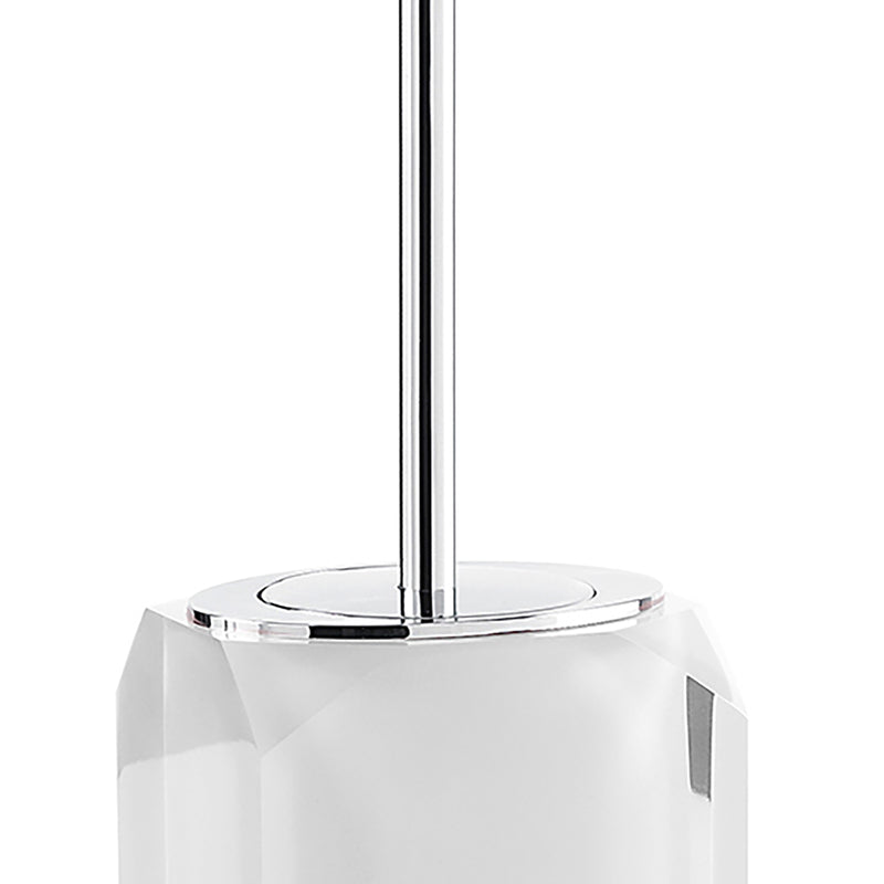 Scopino con ciuffo in setole Gedy serie Chanelle - Bianco by CeramicStore | Lo specialista del tuo bagno