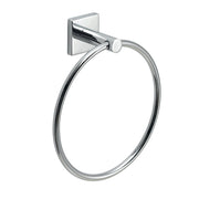 Portasalviette ad anello Fuji di Gedy - Cromato by CeramicStore | Lo specialista del tuo bagno