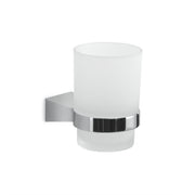 Portaspazzolini a parete in Acciaio Inox Gedy serie Tonale - Cromato