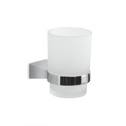 Portaspazzolini a parete in Acciaio Inox Gedy serie Tonale - Cromato