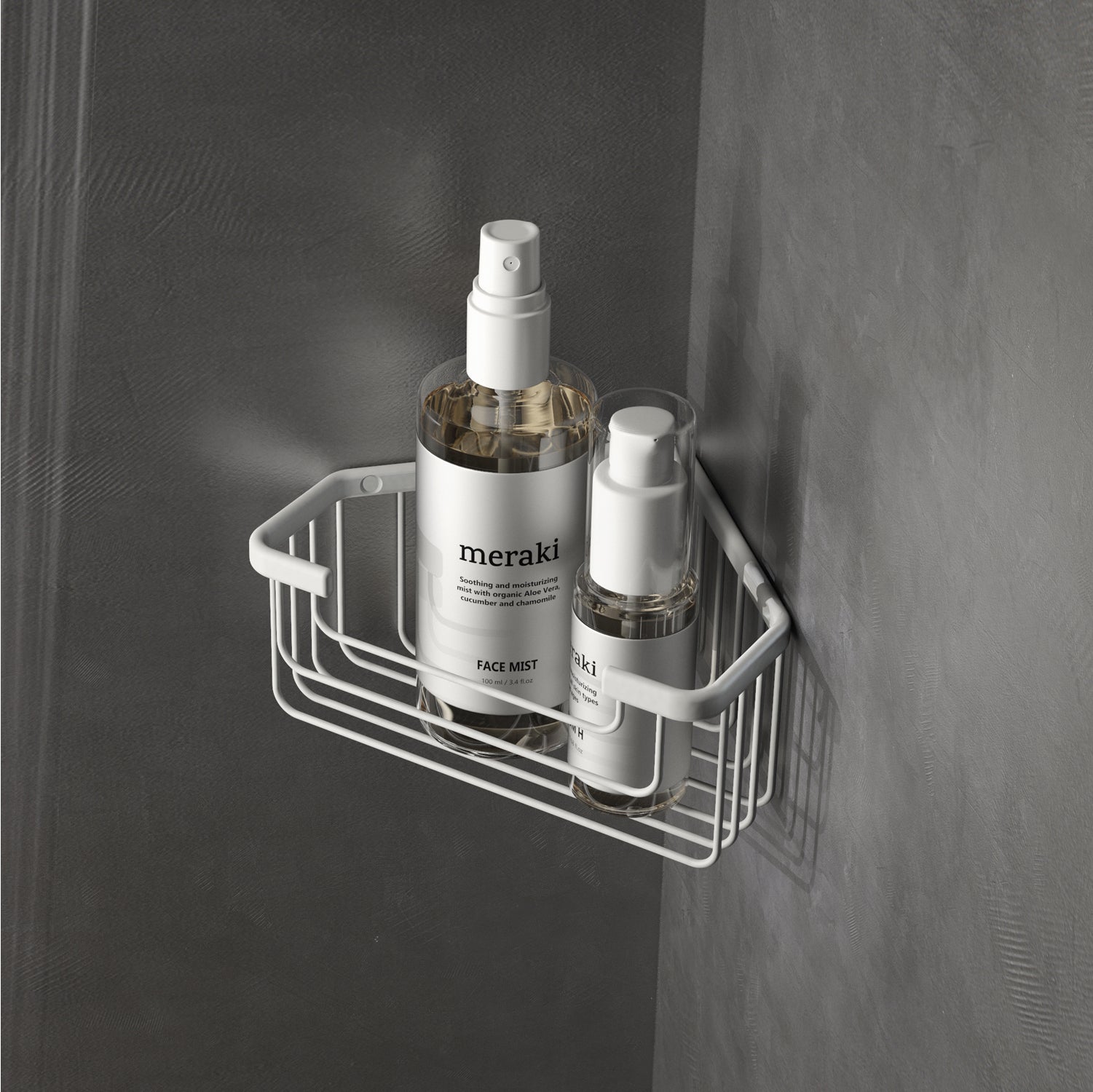 Portaoggetti doccia angolare modello Augustus di Gedy - Bianco by CeramicStore | Lo specialista del tuo bagno