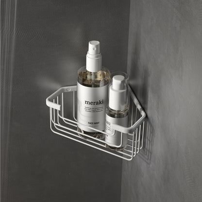 Portaoggetti doccia angolare modello Augustus di Gedy - Bianco by CeramicStore | Lo specialista del tuo bagno