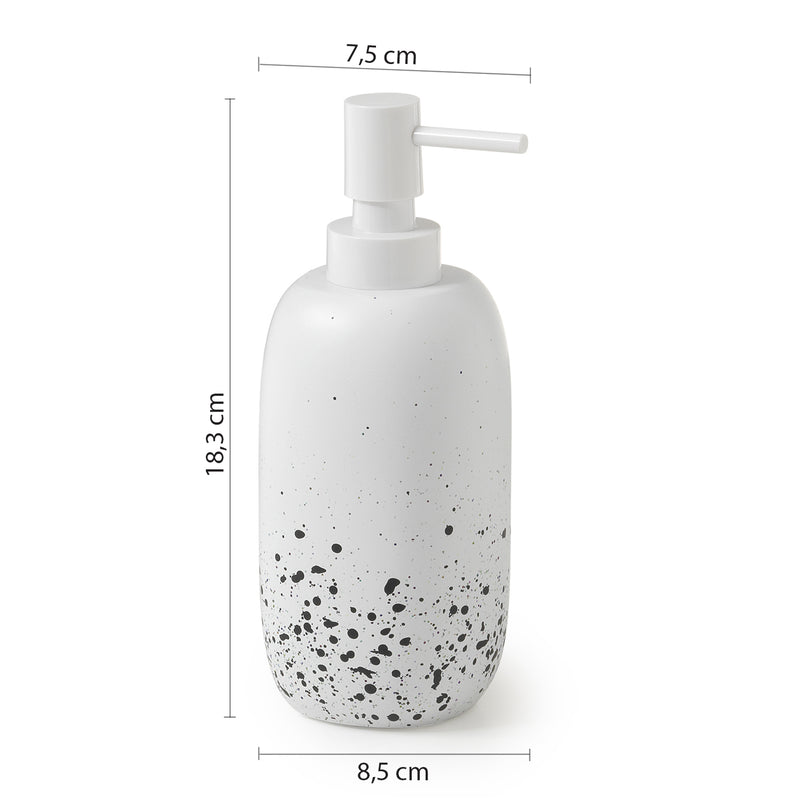 Dosasapone con dettagli neri Gedy serie Layla - Bianco
