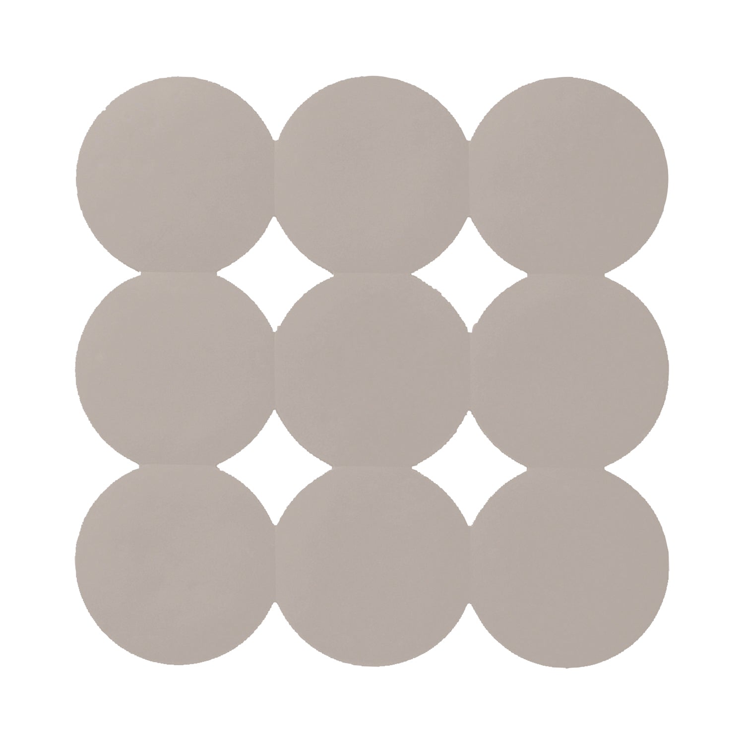 Tappeto antiscivolo doccia Giotto di Gedy 55x55 cm - Tortora chiaro by CeramicStore | Lo specialista del tuo bagno