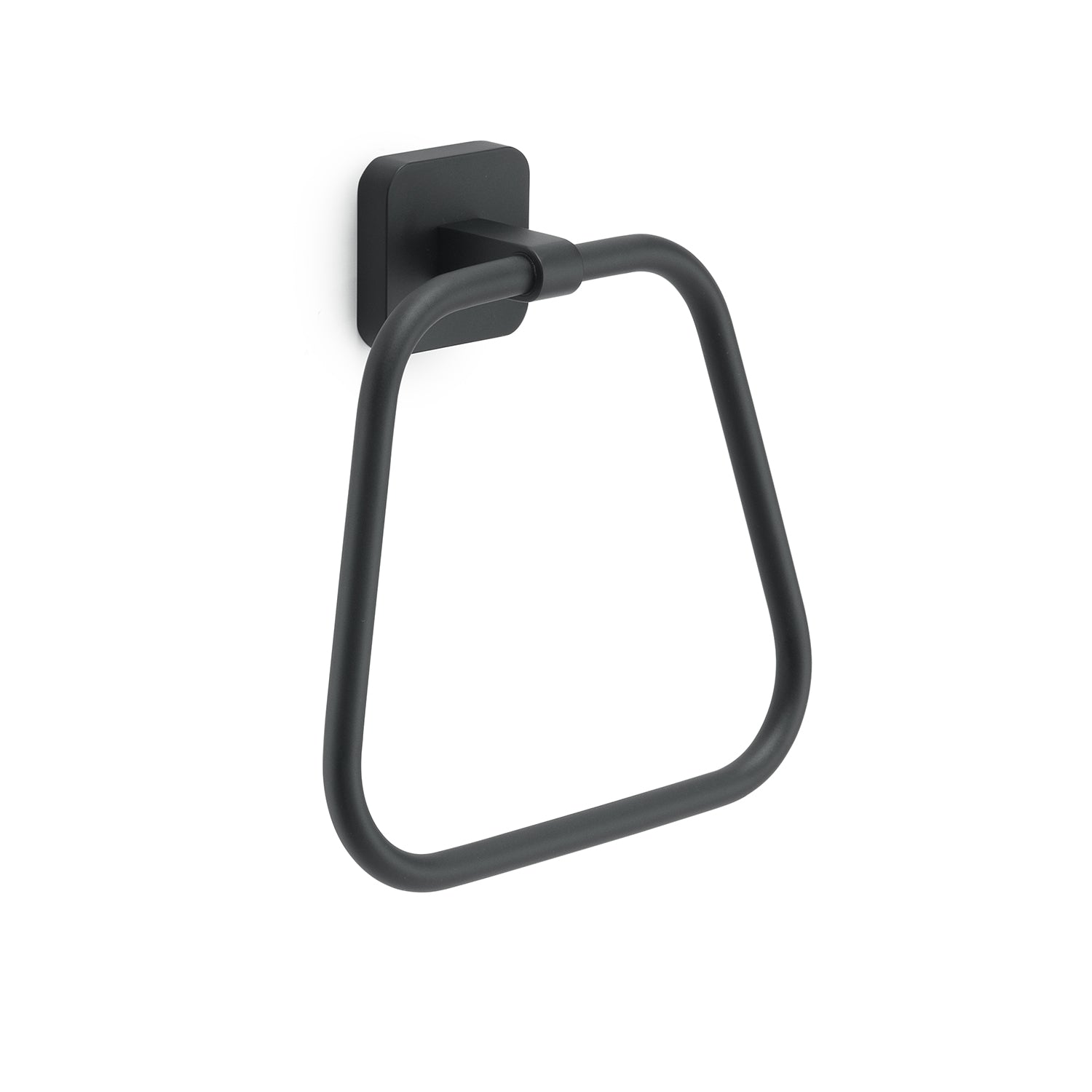 Portasalviette ad anello Gedy modello Tonga 17x4.6xH16 - Nero Matt by CeramicStore | Lo specialista del tuo bagno