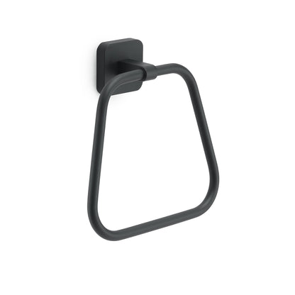 Portasalviette ad anello Gedy modello Tonga 17x4.6xH16 - Nero Matt by CeramicStore | Lo specialista del tuo bagno