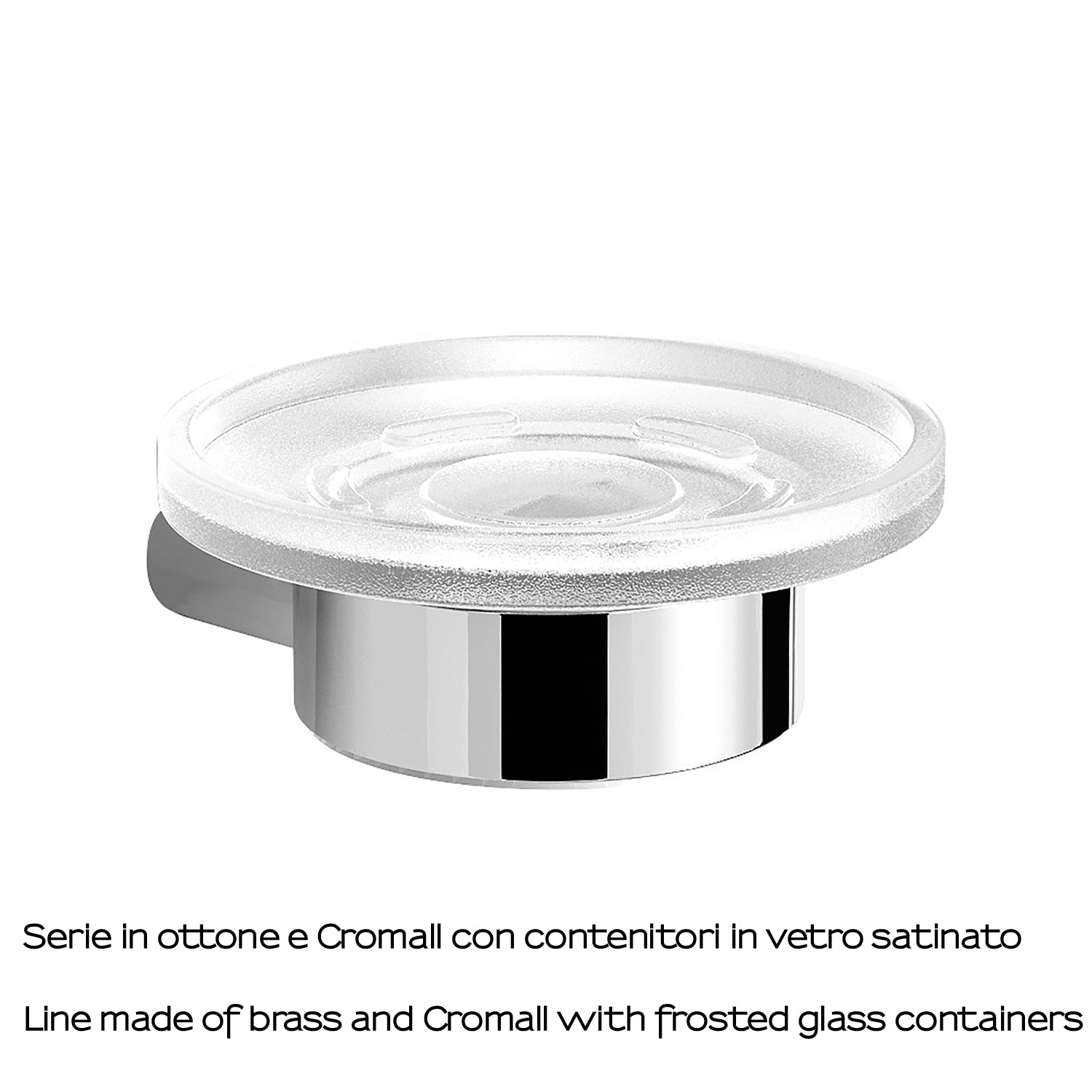Portasapone a parete Gedy serie Azzorre - Cromato by CeramicStore | Lo specialista del tuo bagno