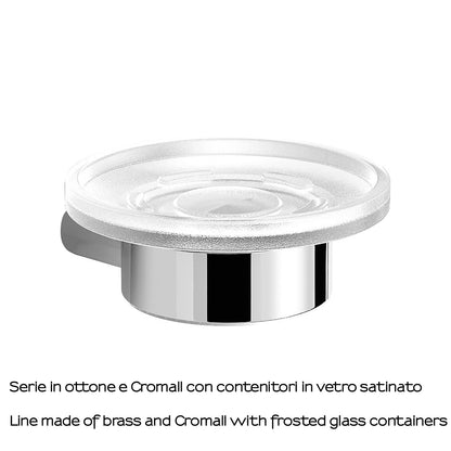 Portasapone a parete Gedy serie Azzorre - Cromato by CeramicStore | Lo specialista del tuo bagno