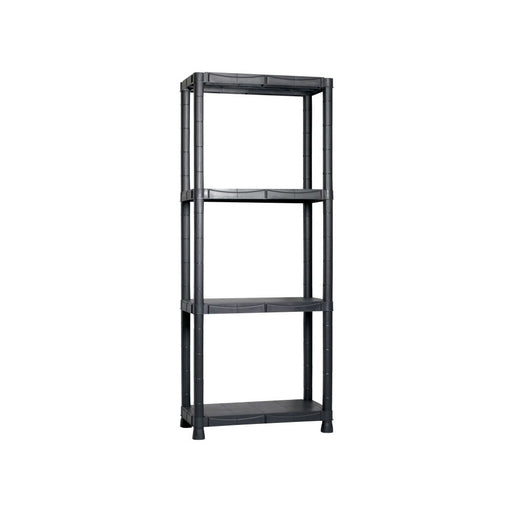 Scaffale in resina antiurto a 4 ripiani - Nero by CeramicStore | Lo specialista del tuo bagno