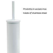 Scopino con ciuffo in setole Gedy modello Tonga - Bianco Matt by CeramicStore | Lo specialista del tuo bagno
