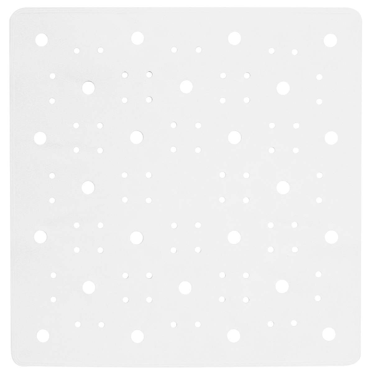 Tappeto antiscivolo doccia 53x53 cm in gomma di Gedy - Bianco by CeramicStore | Lo specialista del tuo bagno