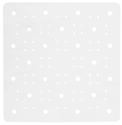Tappeto antiscivolo doccia 53x53 cm in gomma di Gedy - Bianco by CeramicStore | Lo specialista del tuo bagno