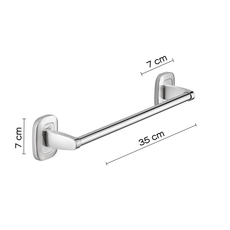 Porta asciugamani 35 cm a parete di Gedy serie Everest - Cromato by CeramicStore | Lo specialista del tuo bagno