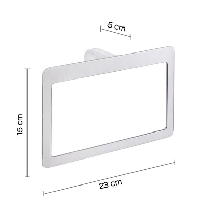 Portasalviette ad anello Gedy serie Pirenei - Cromato by CeramicStore | Lo specialista del tuo bagno