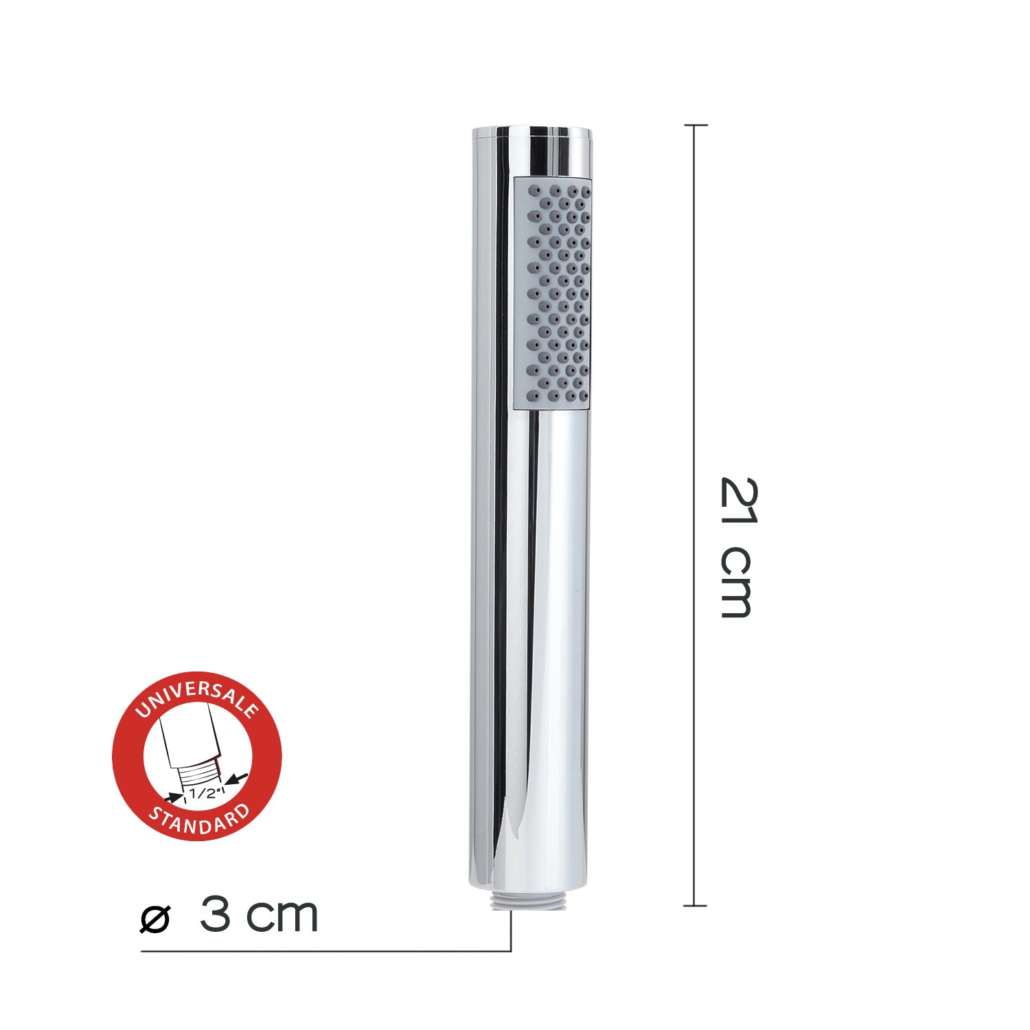 Doccetta 1 getto modello Trendy 00 di Gedy - Cromato by CeramicStore | Lo specialista del tuo bagno