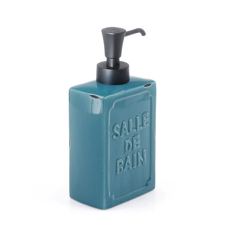 Dosasapone da appoggio con erogatore in plastica Gedy serie Vivienne - Blu