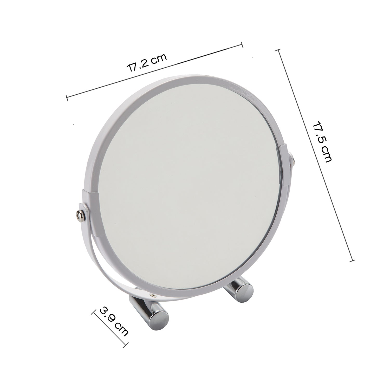 Specchio ingranditore 5X Monica di Gedy - Bianco by CeramicStore | Lo specialista del tuo bagno