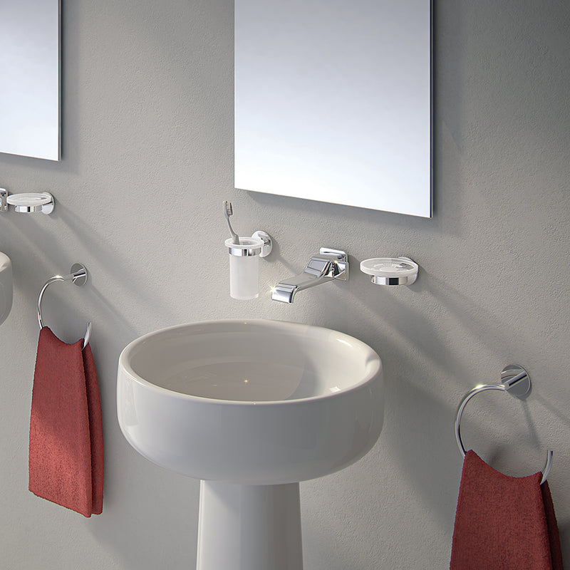 Portasalviette ad anello installazione a muro Gedy serie Gea - Cromato by CeramicStore | Lo specialista del tuo bagno